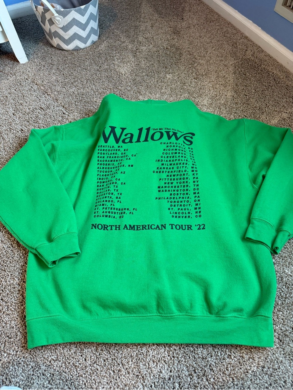 Women's Green Logo Hoodie - Picture 3 of 4